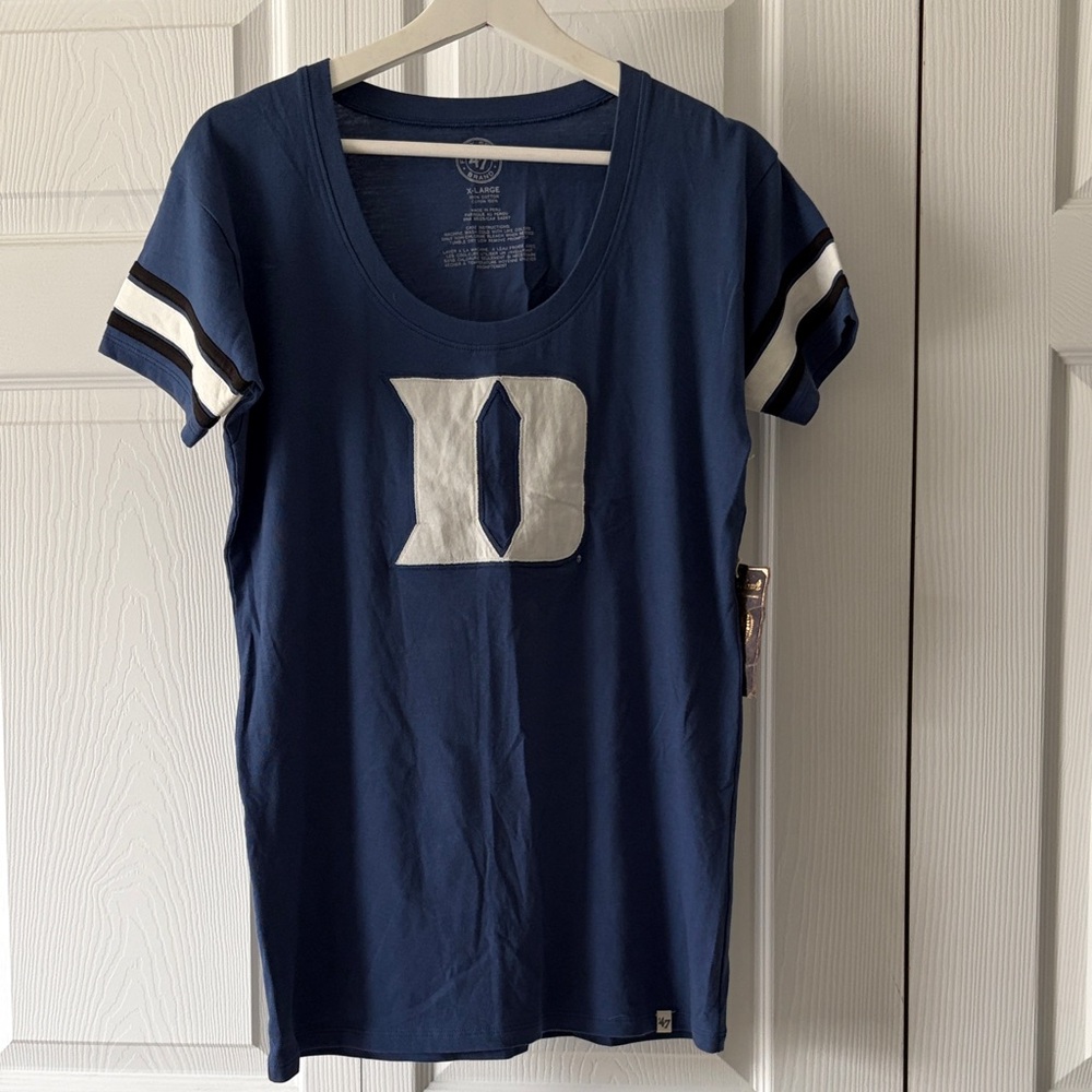 Navy Blue Duke Logo Short Sleeve Tee XL NWT